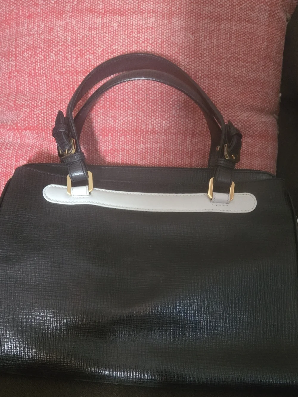 ESCADA designer Classic Black and White Structured Women’s Tote/satchel